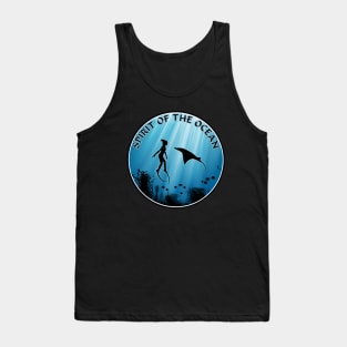 Freediver and Manta Ray Tank Top